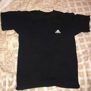 Black adidas logo Tee